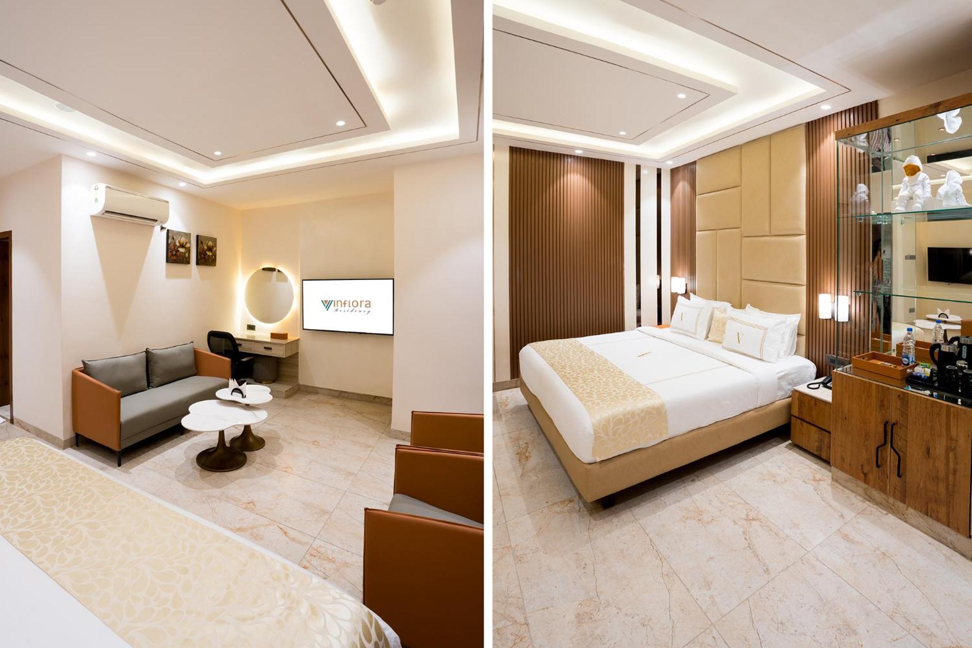 海得拉巴 Oriva Vinflora Residency - Nr Lv Prasad Hospital, Banjara Hills酒店 外观 照片